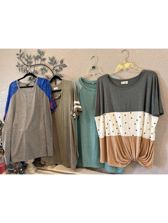 Tops - Lot of 4 Relaxed fit Tops, 24/7, Torrid Size XXL